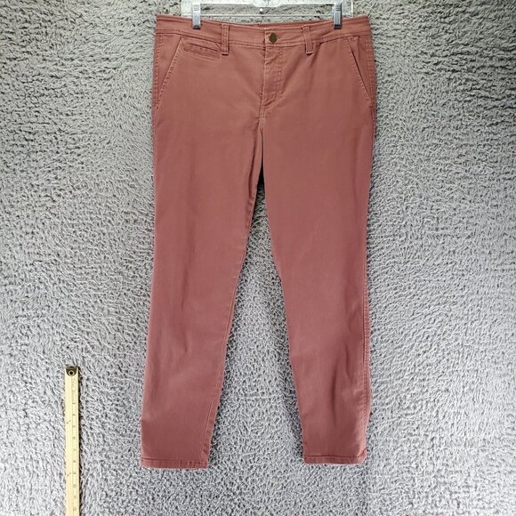 Market & Spruce Jeans Womens Size 14 Mauve Pink Casual Slim Fit Stretch Denim - Picture 1 of 12
